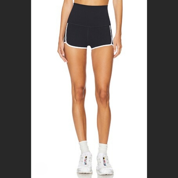 Free People Movement Black Island Time Short size Small NWOT - Picture 2 of 9